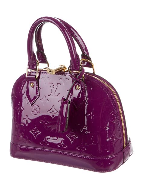 louis vuitton alma bb vernis price